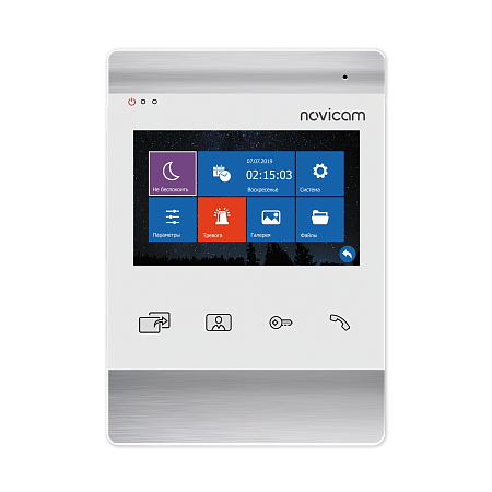 MAGIC 4 HD WHITE Novicam HD видеодомофон 4.3" с поддержкой карты памяти v.4851 [20 шт]