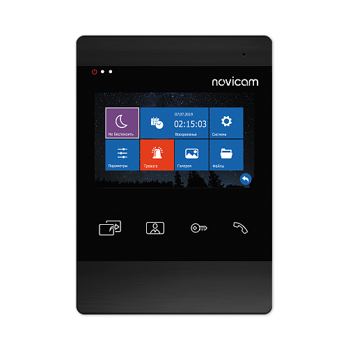 как установить MAGIC 4 HD DARK Novicam HD видеодомофон 4.3&amp;quot; с поддержкой карты памяти v.4852 [20 шт]