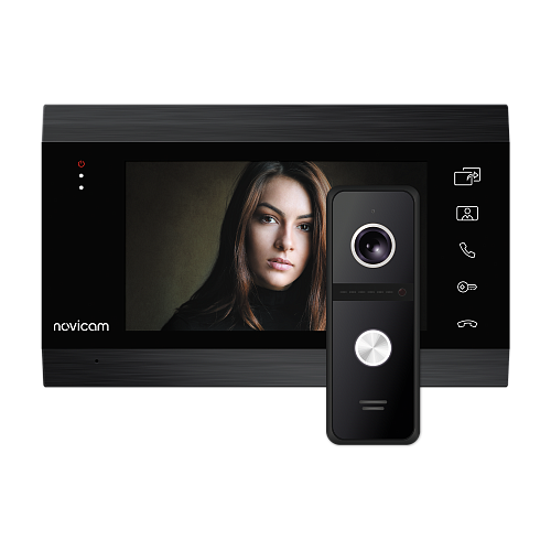 как установить MAGIC 7C KIT DARK Novicam Комплект видеодомофона v.4222 [10 шт]