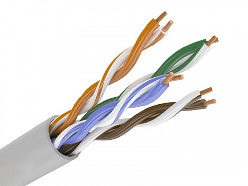 как установить Кабель UTP 4PR 24AWG CAT5e 305м (медь) 