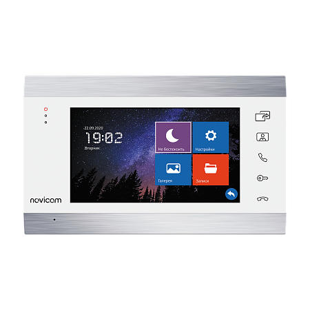 MAGIC 7 HD WHITE Novicam HD видеодомофон 7" с поддержкой карты памяти v.4821 [10 шт]