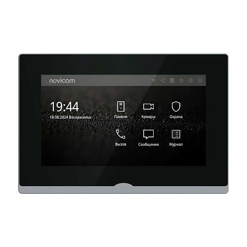 как установить IMPULSE 7 IP WIFI BLACK Novicam IP-видеодомофон с сенсорным 7&amp;quot; дисплеем v.4051 [20 шт]