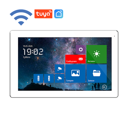 как установить FREEDOM 10 FHD WIFI Novicam Full HD видеодомофон 10.1&amp;quot; c переадресацией на смартфон v.4479 [10 шт]
