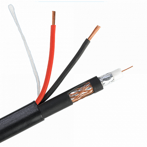 как установить Кабель РК 75+2х0,75 (Cu/Cu) (48) PE ВНЕШНИЙ (черный, 200м) (МЕДНЫЙ)