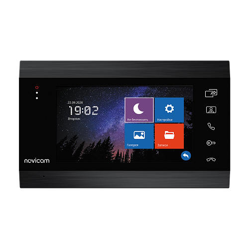 как установить MAGIC 7 HD DARK Novicam HD видеодомофон 7&amp;quot; с поддержкой карты памяти v.4822 [10 шт]